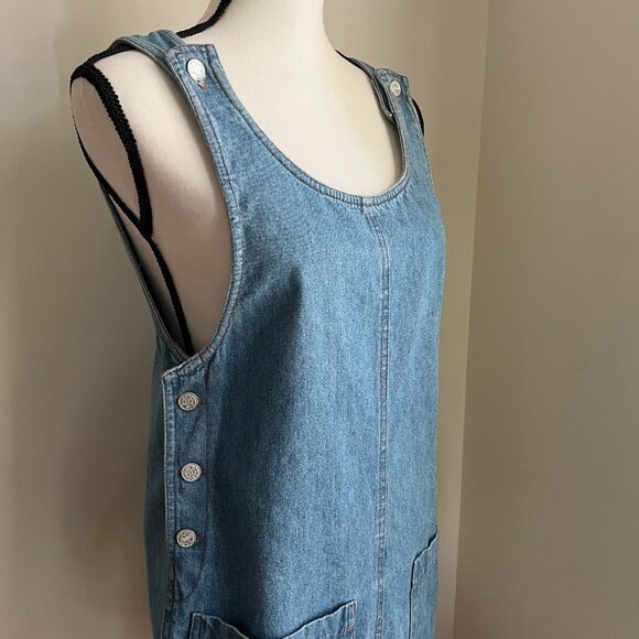Vintage Denim Dress by PG Collections Designed by Ginger Bort Size 2 - Picture 7 of 7